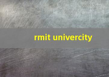 rmit univercity